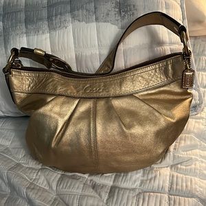 Gold Coach Bag
